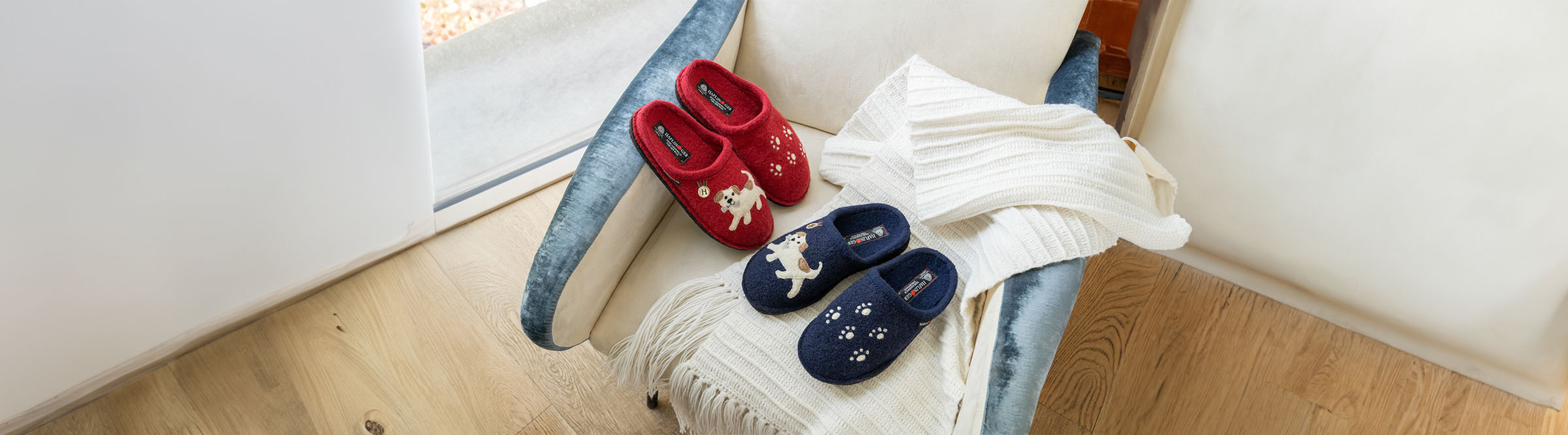 Pantofole Donna in Lana Cotta con Simpatici Animali Haflinger Haflinger Italia