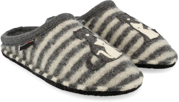 Pantofole donna in lana cotta con simpatici animali Haflinger Italia