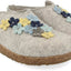 Flores steingraumeliert, Wollfilz
